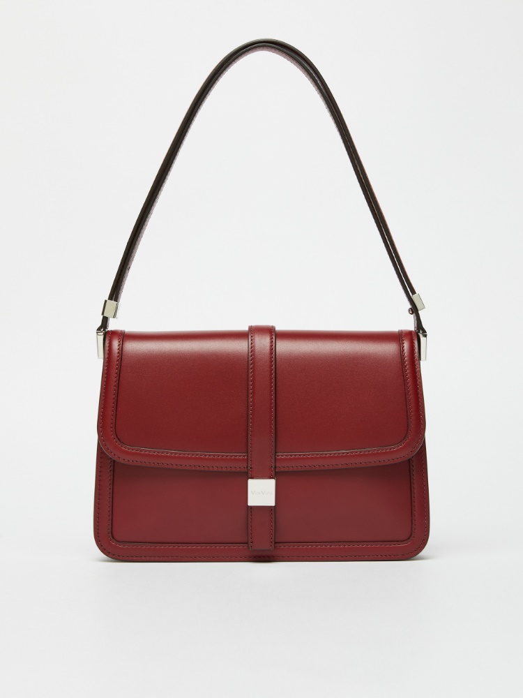 비앙카 레더 토트백 - BORDEAUX - Max Mara
