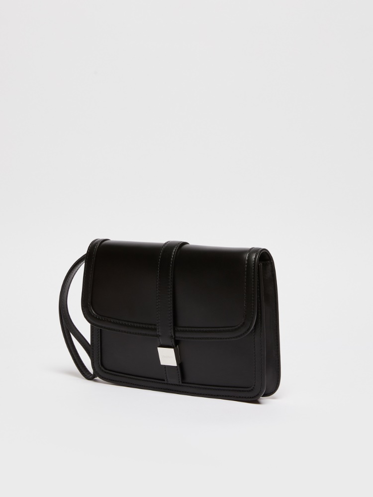 【MAX MARA】CASCIABEACH CLUTCH Max Mara Medium Cascia Beach Clutch Bag in Black | Lyst