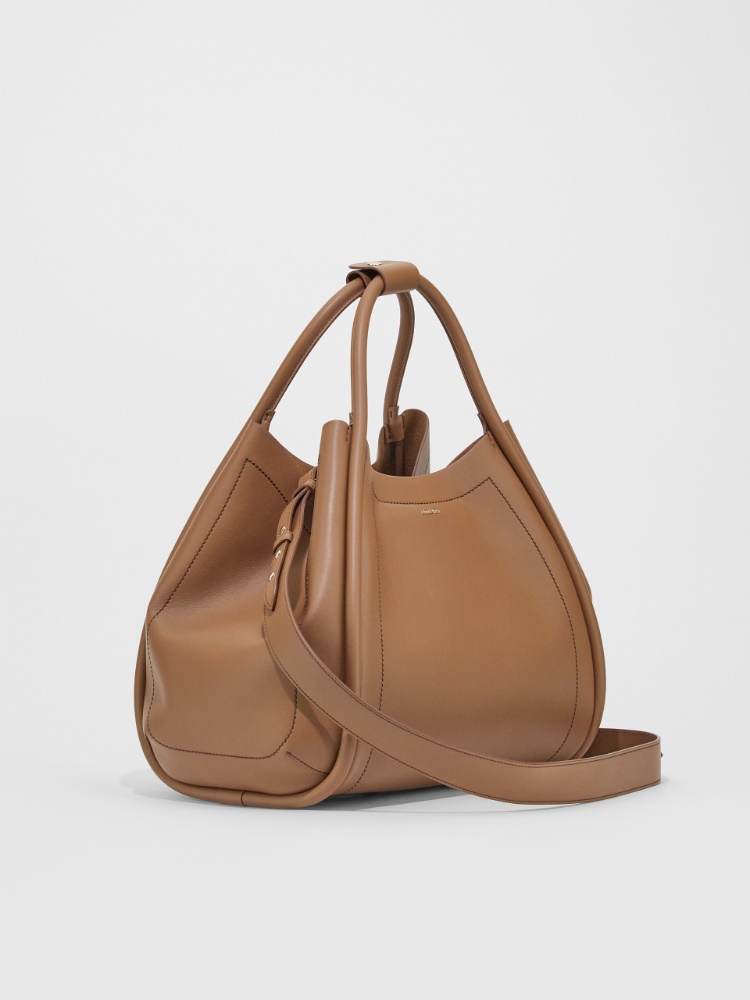 Smooth leather crossbody MM Bag, black | 