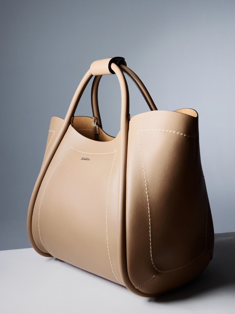 [마린] 레더 토트백 스몰 + COLONIAL - Max Mara