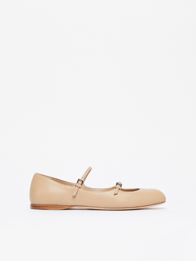 美品・良品 Max Mara スリッポン フラットシューズ FELIA ぶれ ブラック