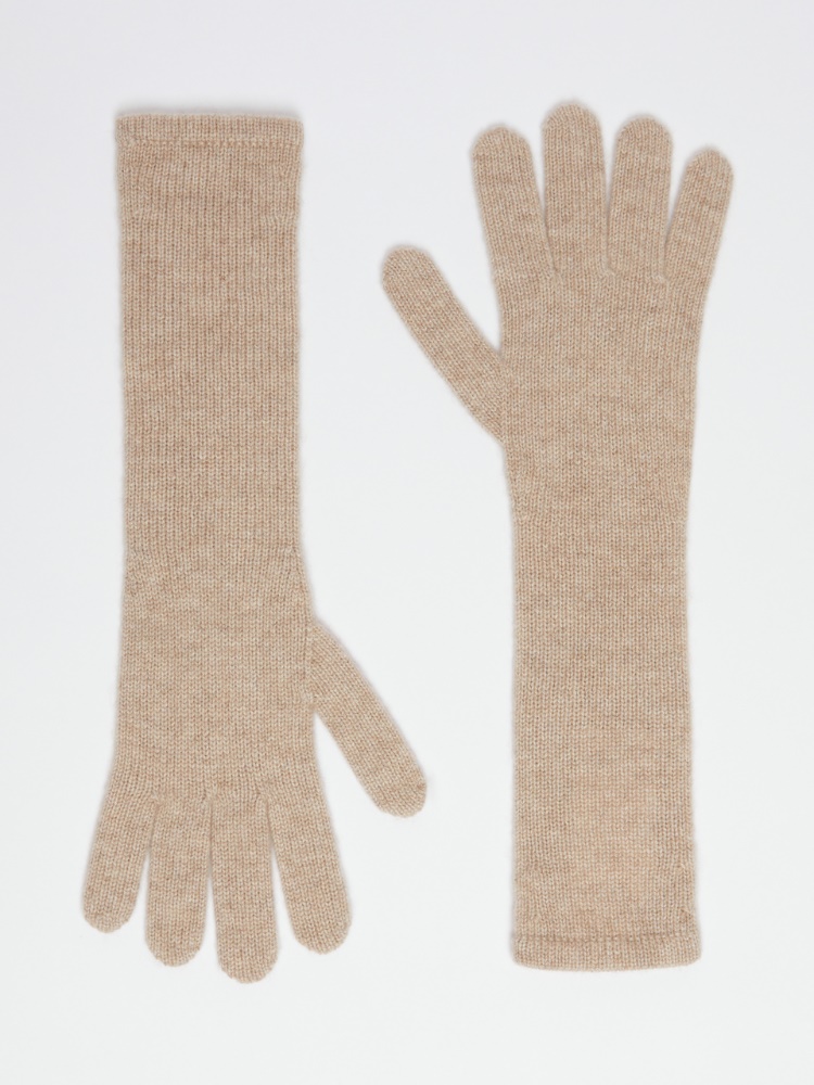 [ＭＭジョック] ピュア カシミヤ ニット グローブ - SAND - Max Mara