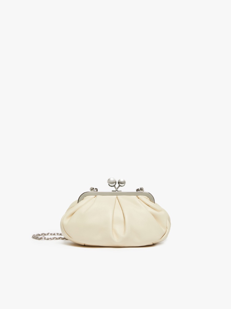 [プラーティ] ラムレザー スモール パスティチーノ バッグ - IVORY - Max Mara