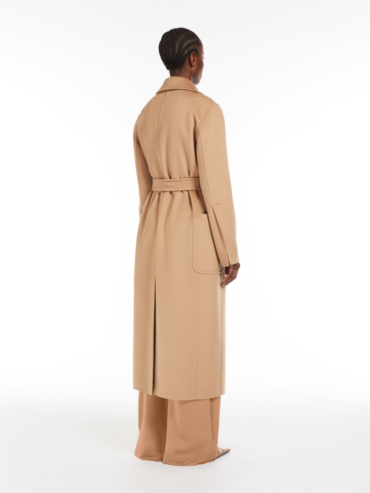トレンチコート Max Mara 'Artur' Beige Cashmere Coat 1011045106009-d-