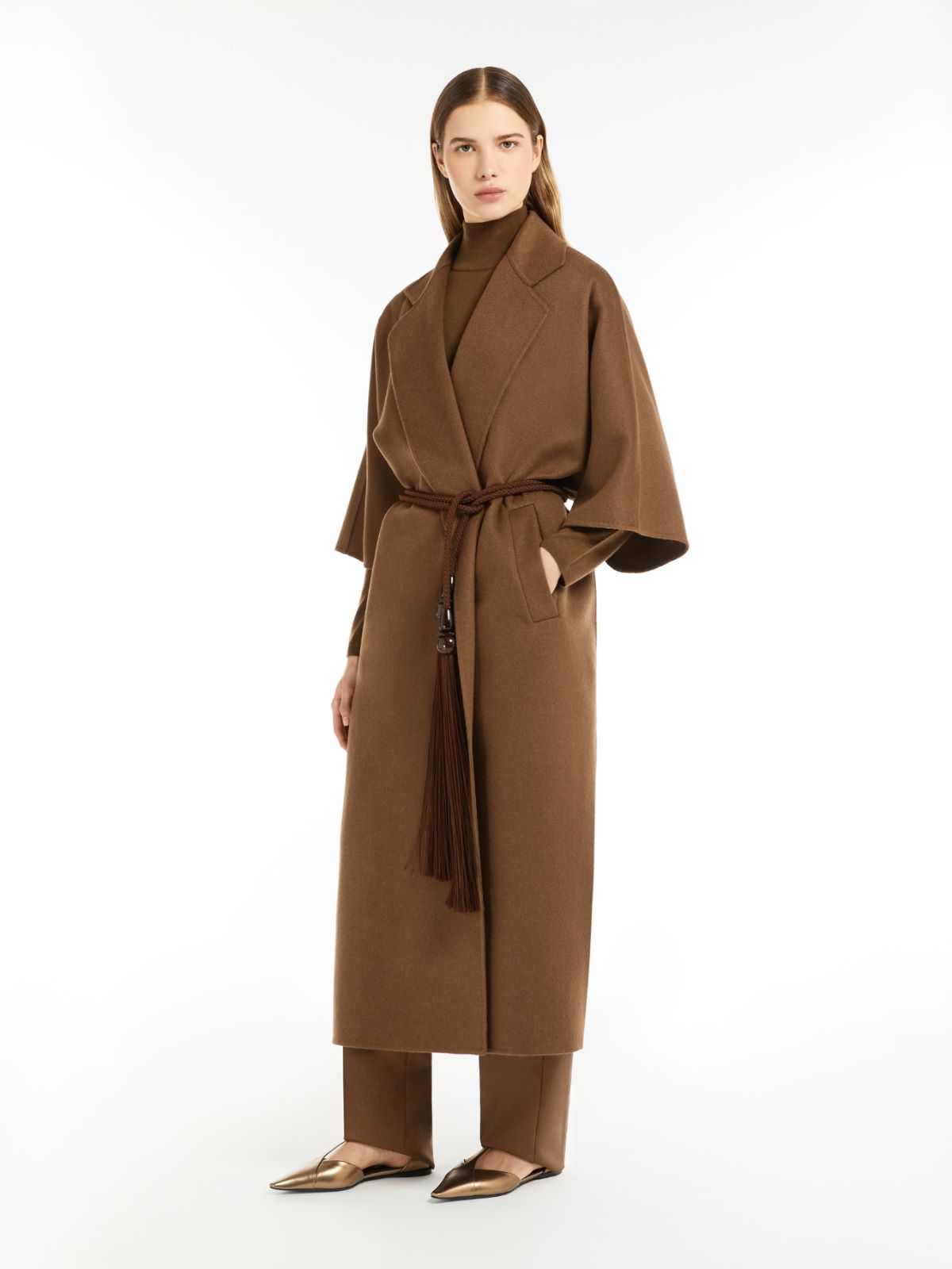 VIP価格.Max Mara CAPPOTTO LUNGO IN CASHMERE Cappotto cashmere cammello | Max Mara