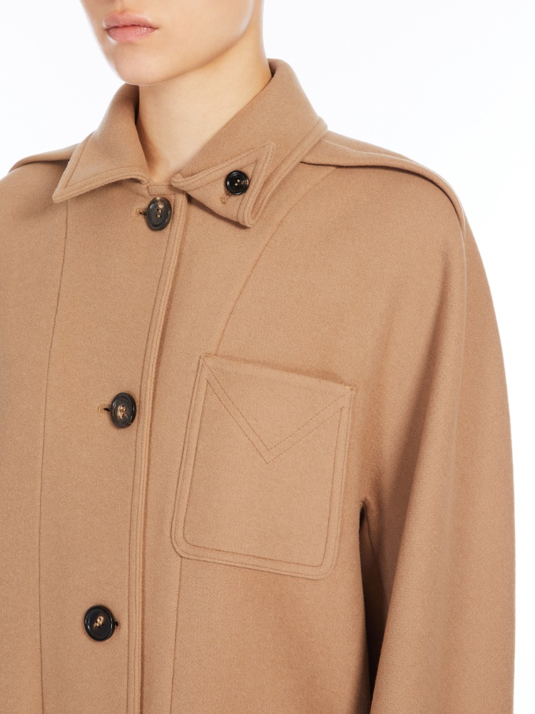 コート MAX MARA - ALDO1234 Wool and cashmere shirt coat Wool and cashmere shirt coat, hazelnut brown | 