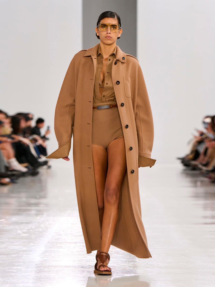 Wool and cashmere shirt coat + HAZELNUT BROWN - Max Mara