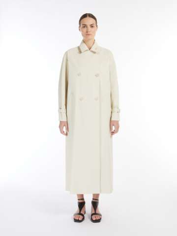 【送料&関税込】Max Mara Beige Linen Raincoat Linen coat | Max Mara
