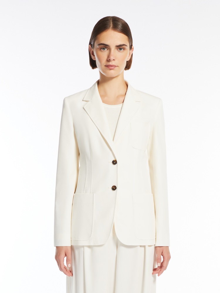 ジャケット MAX MARA Women Jackets 2511011061600 001 WHITE Jackets and blazers White and beige Woman | Max Mara