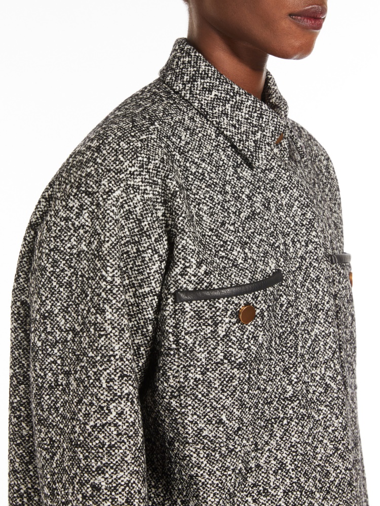 ジャケット・アウター argue MAILLE BLANCHE LINEN JACKET/BLACK L.B.M. 1911 Mélange Linen-Wool Sport Jacket | Sport Jackets