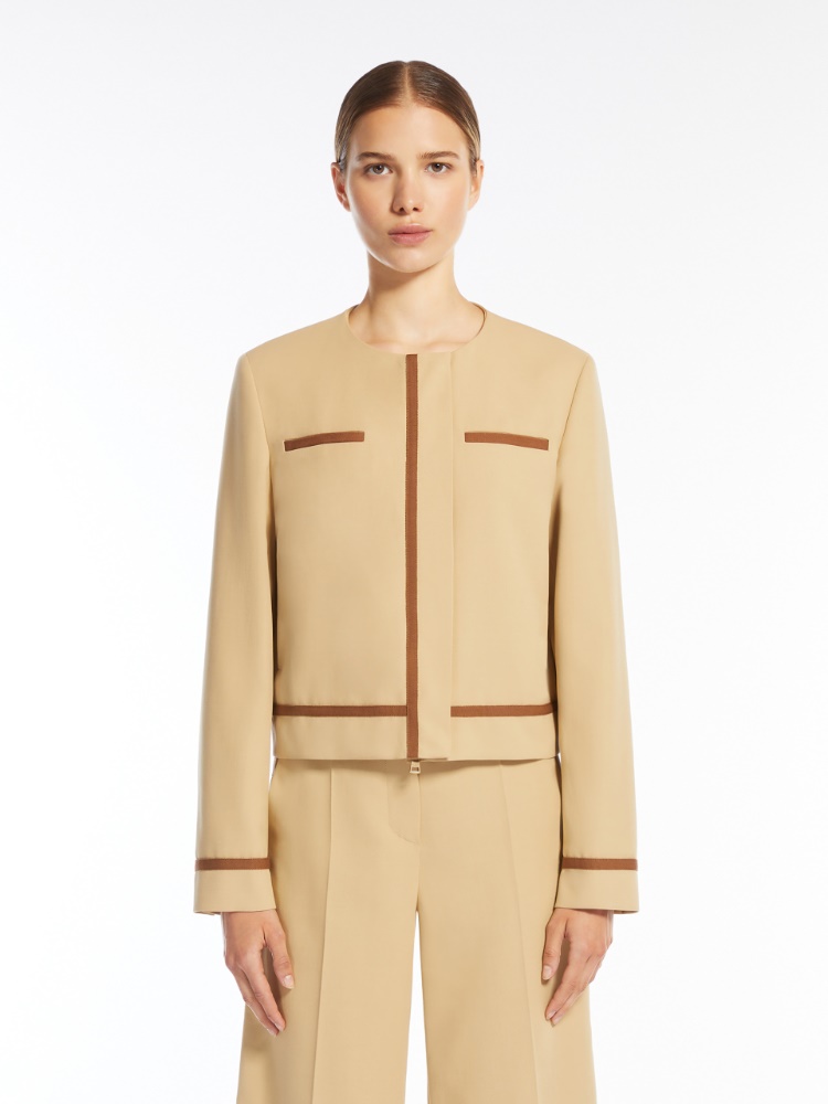 Max Mara ツイード ジャケット ピンク サイズ42 ジャケット