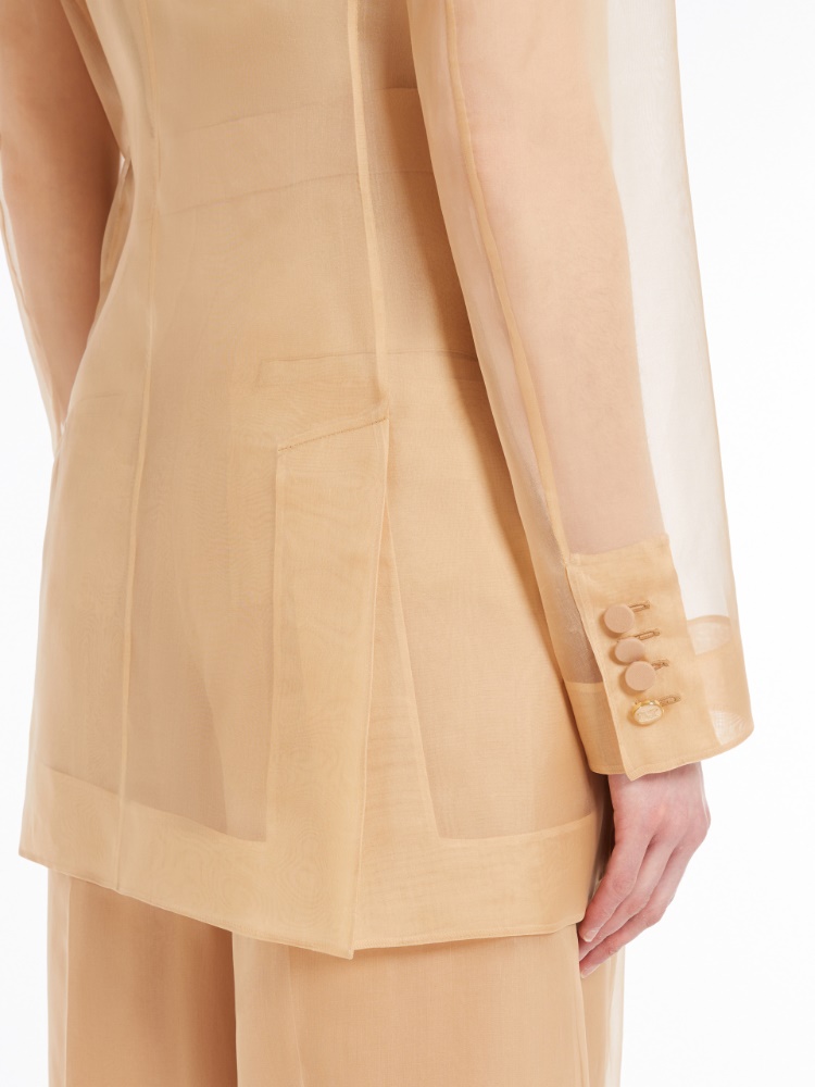 ジャケット MAX MARA PIANOFORTE ESOPO ORGANZA JACKET Max Mara Pianoforte Esopo Organza Jacket – LOZURI®