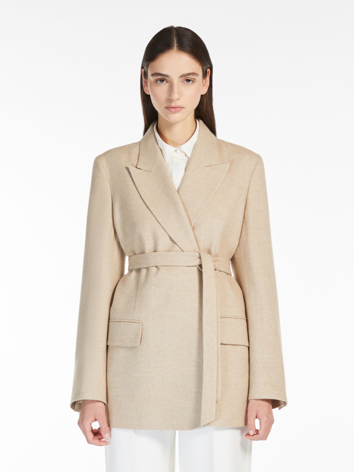Soft wool, silk and cashmere jacket - ALBINO - Max Mara - 2
