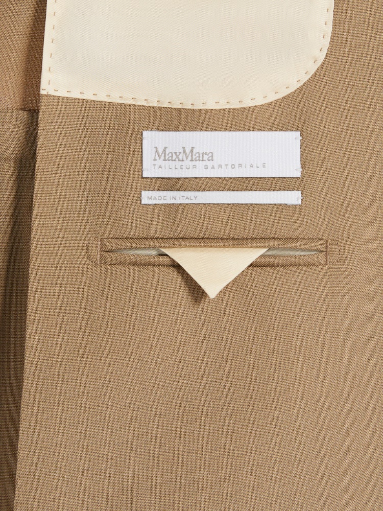 マックスマーラ ハニーカラーウールダブルブレストブレザー ブレザー Max Mara(マックスマーラ) ジャケット(レディース