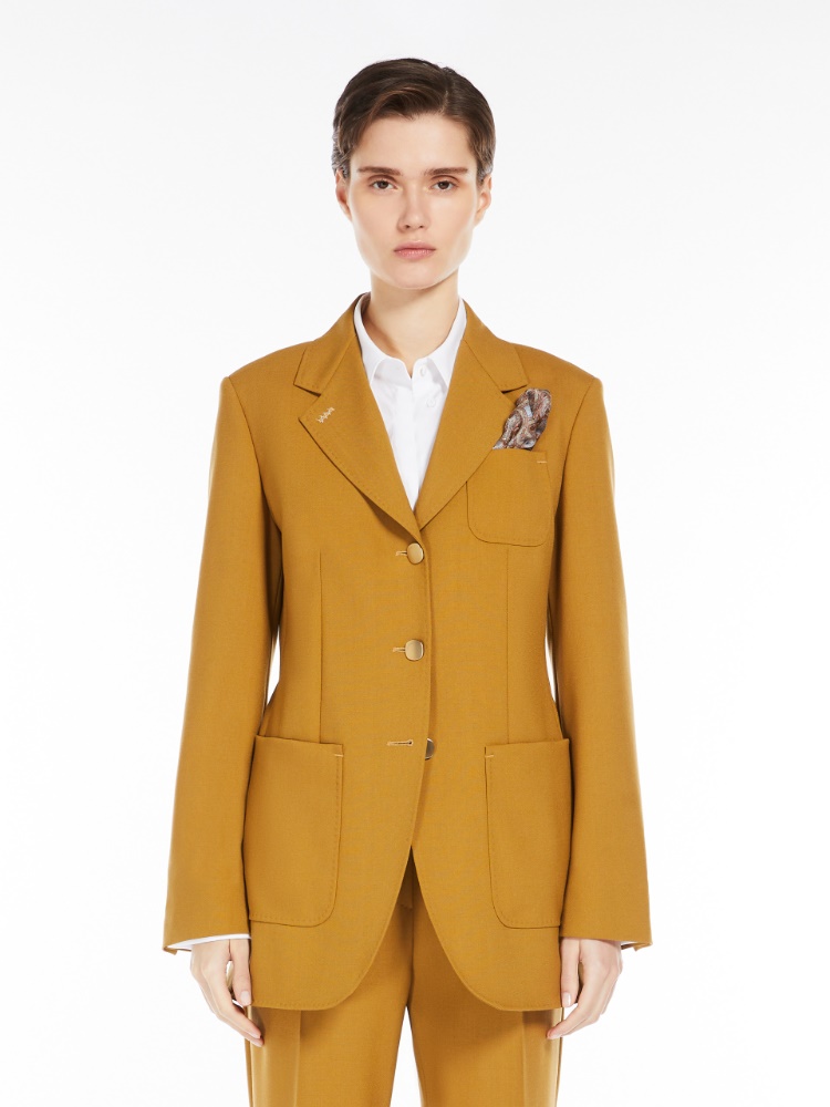 Wool and mohair canvas blazer - AMBER - Max Mara - 2