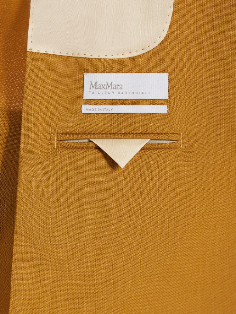 Wool and mohair canvas blazer - AMBER - Max Mara - 5