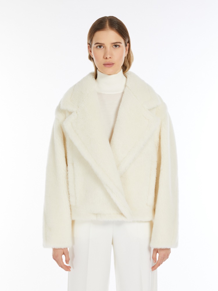 ジャケット MAX MARA Women Jackets 2421366142600001 White Max Mara Studio Sarnico women's jacket in stretch cotton