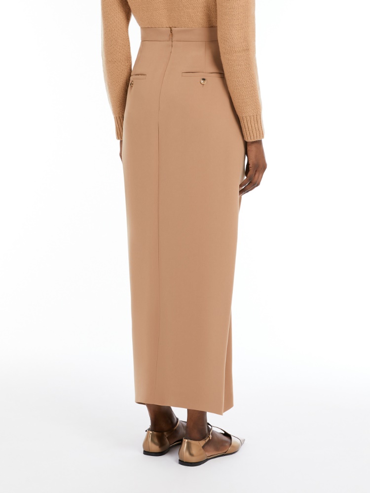 【送料&関税込】Max Mara Studio Savana Pleated Cady Skirt 1101025106003-b-