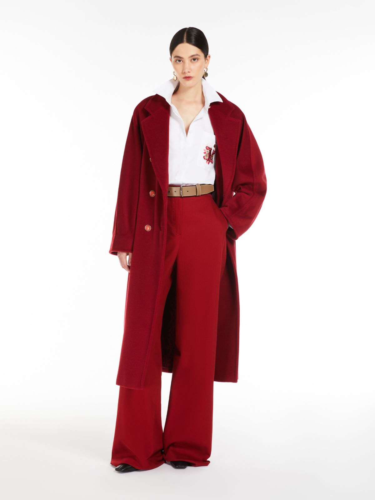 Stretch cotton shirt + OPTICAL WHITE - Max Mara