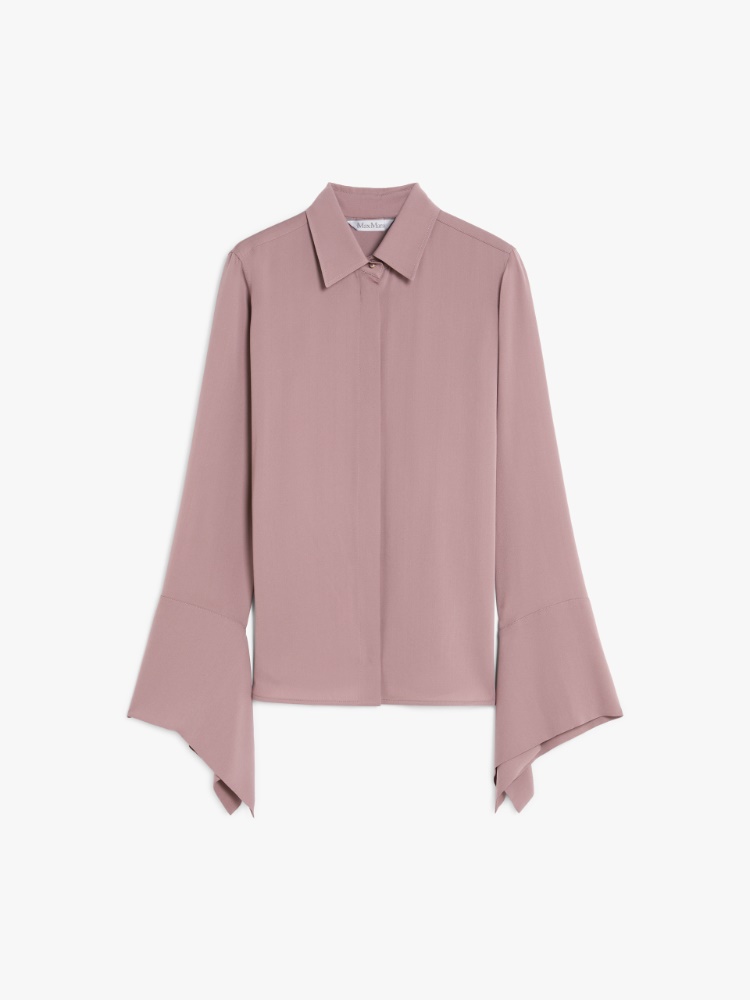 Tシャツ・カットソー Max Mara FW22 BLOUSE WITH FEATHERS (PIUME 328001) Max Mara FW22 BLOUSE WITH FEATHERS (PIUME 328001) (Max Mara