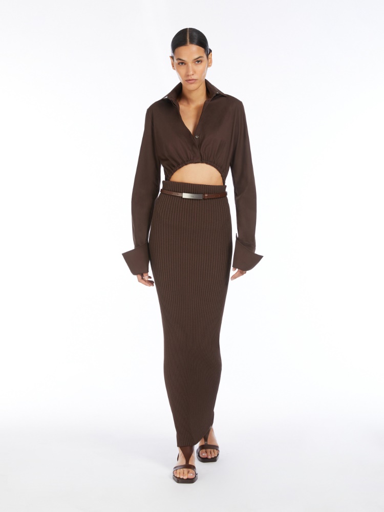 美品♦︎Max Mara♦︎ノーカラージャケット 高級 白タグ ツイード 春