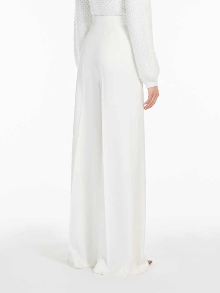 【送料&関税込】Max Mara Ninfa Pants Gabardine wool trousers, camel | 