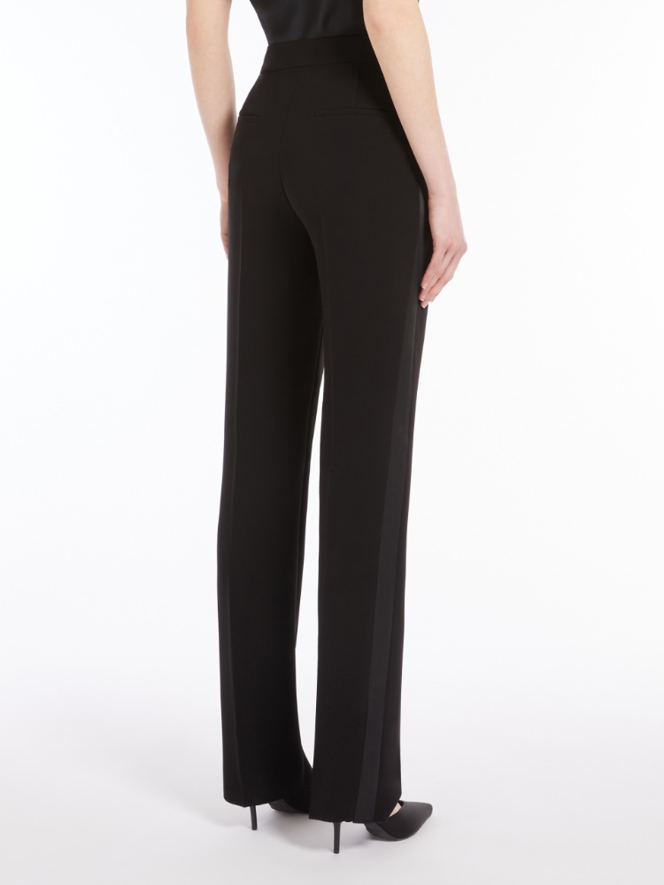 Cady tuxedo trousers, black | 