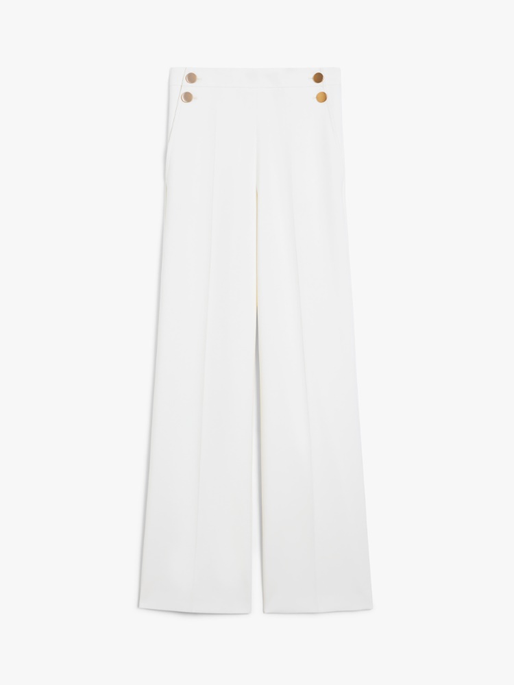 パンツ MAX MARA 'Clarion' pants White Max Mara Clarion パンツ | ホワイト | FARFETCH JP