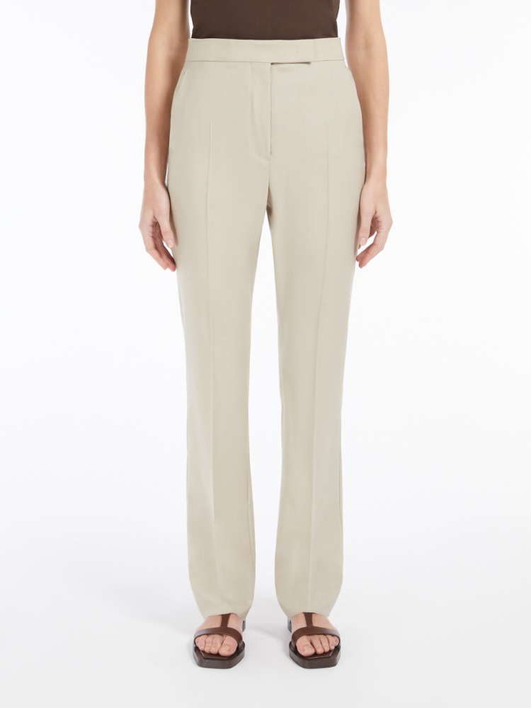 【関税&送料込】Max Mara Turbigo Trousers In Mohair Wool And 1131065306006-b-