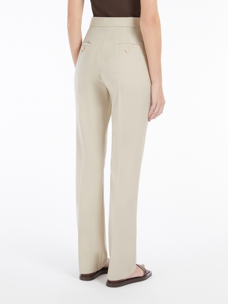 24SS new/Max Mara クエーサーウールツイルパンツ Pants Beige 24SS new/Max Mara クエーサーウールツイルパンツ Pants Beige