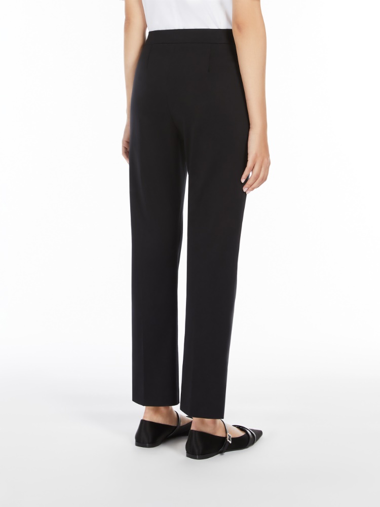 パンツ MAX MARA Women Straight Pants 2421136054600 NAVIGLI001 Black Black straight pants | Max Mara