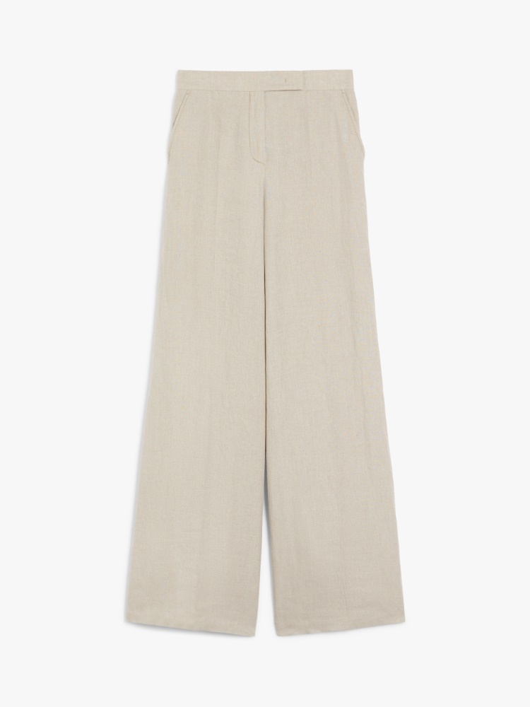 Max Mara COLIMBO リネンキャンバス トップス Beige 関税送料込 Linen canvas blouse, beige | 