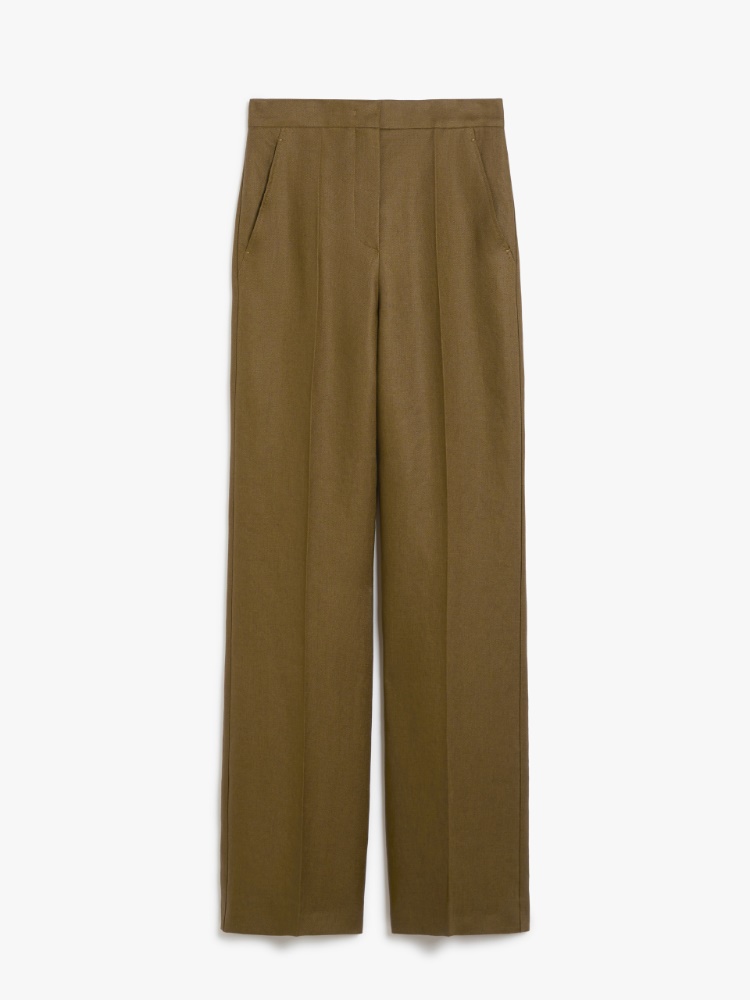 パンツ MAX MARA STUDIO Woman Pants Green 2516131022600 020 Trousers Green Woman | Max Mara