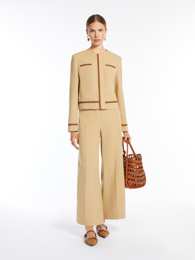 Trousers White and beige Woman | Max Mara