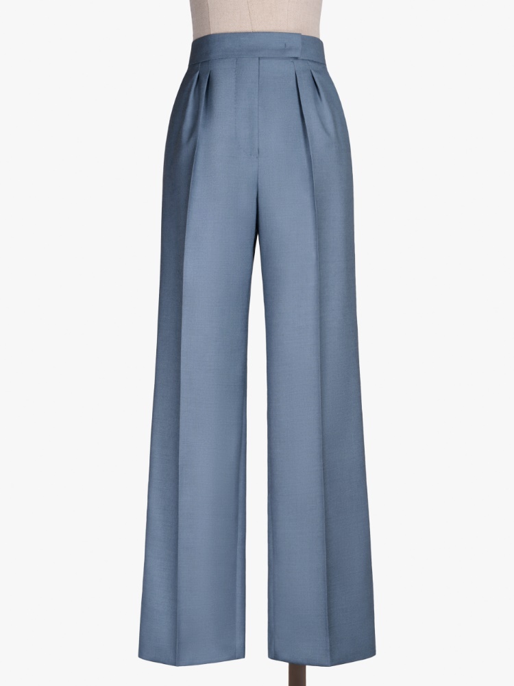 ☆MaxMara☆直営店買付☆お洒落Wool&Mohair&Silk Pants/GIUSTO 1131145106002-w-
