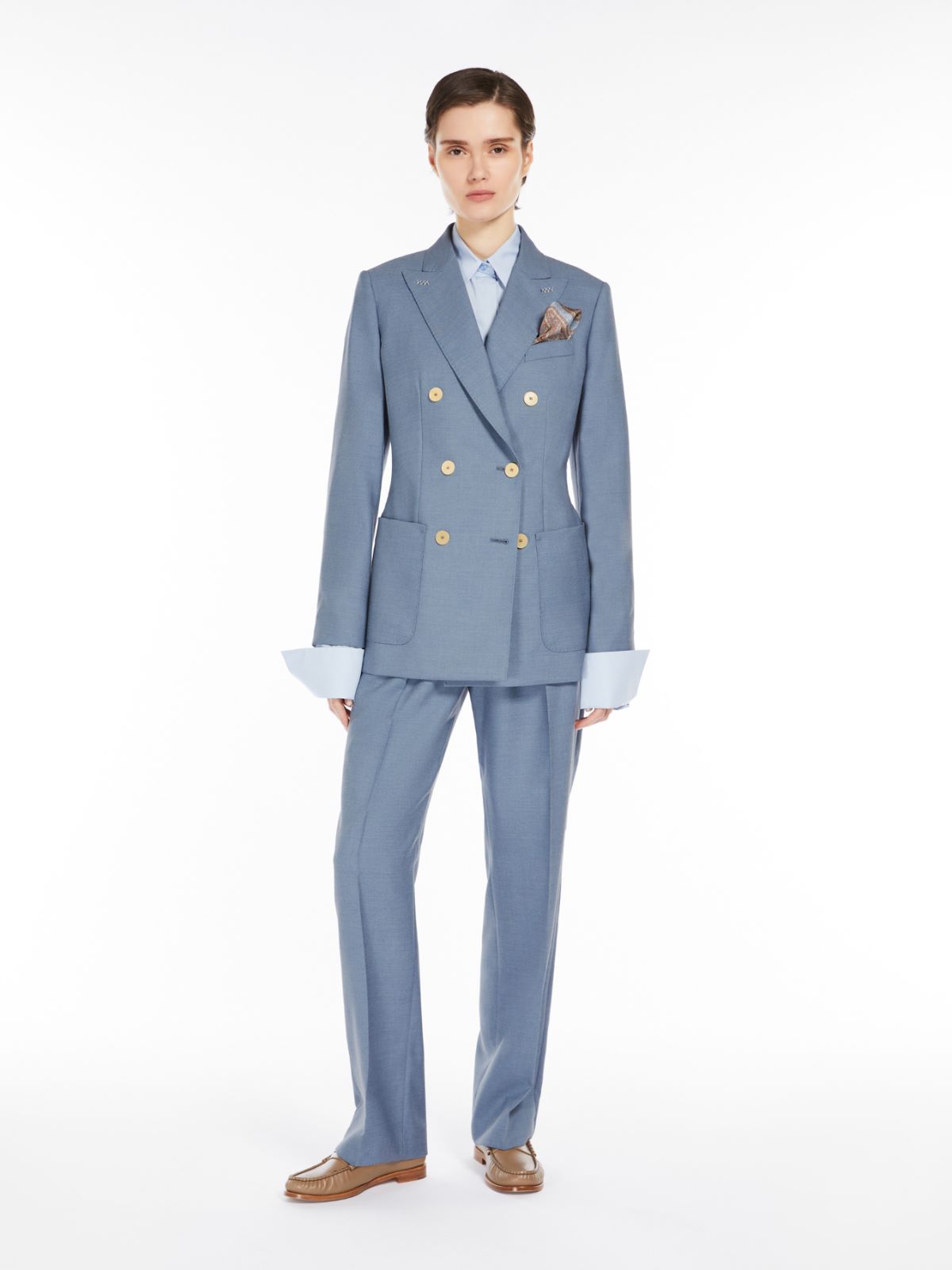 기우스토 모헤어 팬츠 + WATER - Max Mara