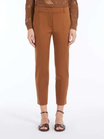 Cropped cotton trousers | Max Mara