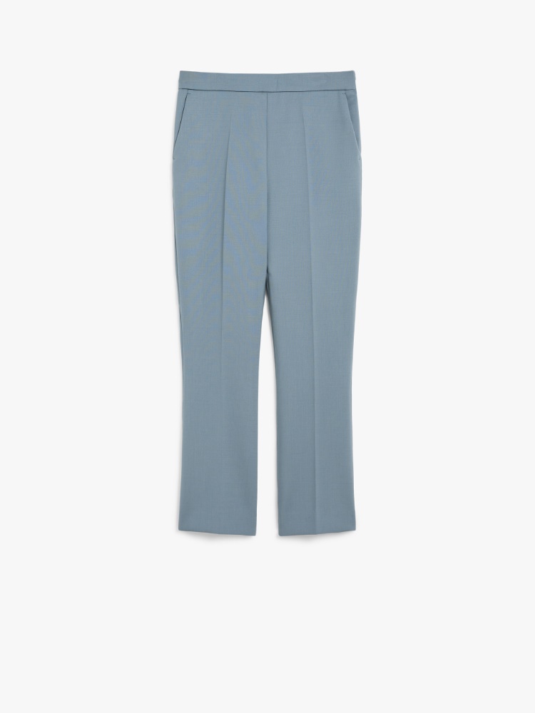 【関税＆送料込み】Max Mara 'Nepeta' Pants Nepeta wool-blend slim pants in white - Max Mara | Mytheresa