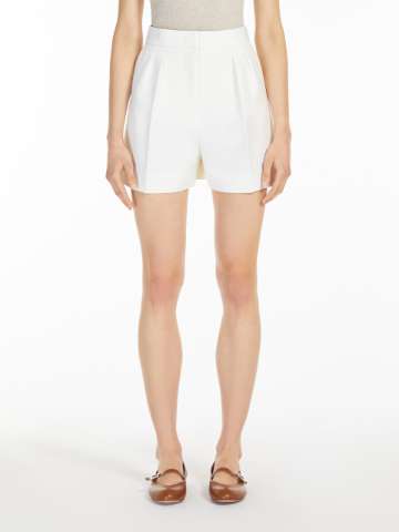 ショートパンツ MAX MARA Woman Short Beige 2511141033600 001 MAX MARA☆ジュンニョ ウール ショートパンツ【国内・関税込