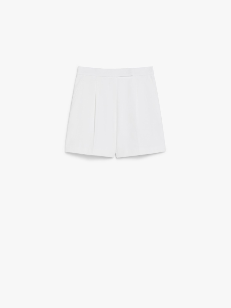 Stretch-cotton shorts, white | 