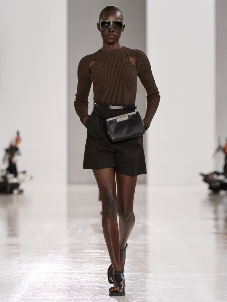 Stretch-cotton shorts + WHITE - Max Mara