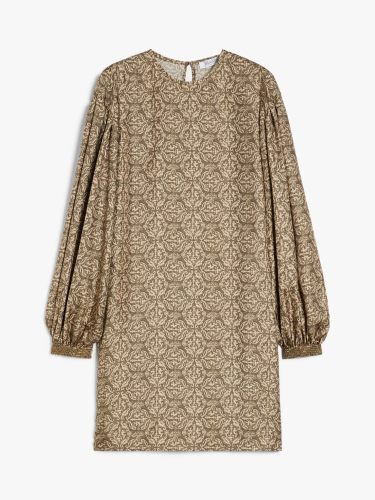 Blusa in seta stampata - VERDE KAKI - Max Mara