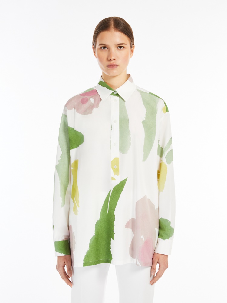 Tシャツ・カットソー MAX MARA Women Tops PENTOLACO 001 WHITE White tops | Max Mara