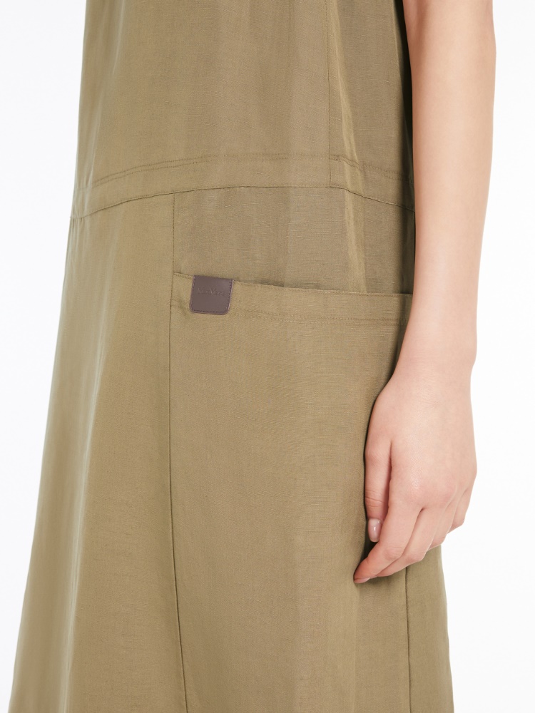★Max Mara★Rebecca リネン シルク スリーブレス ドレス 三越伊勢丹 | Max Mara/マックスマーラ通販 | [レベッカ] リネン