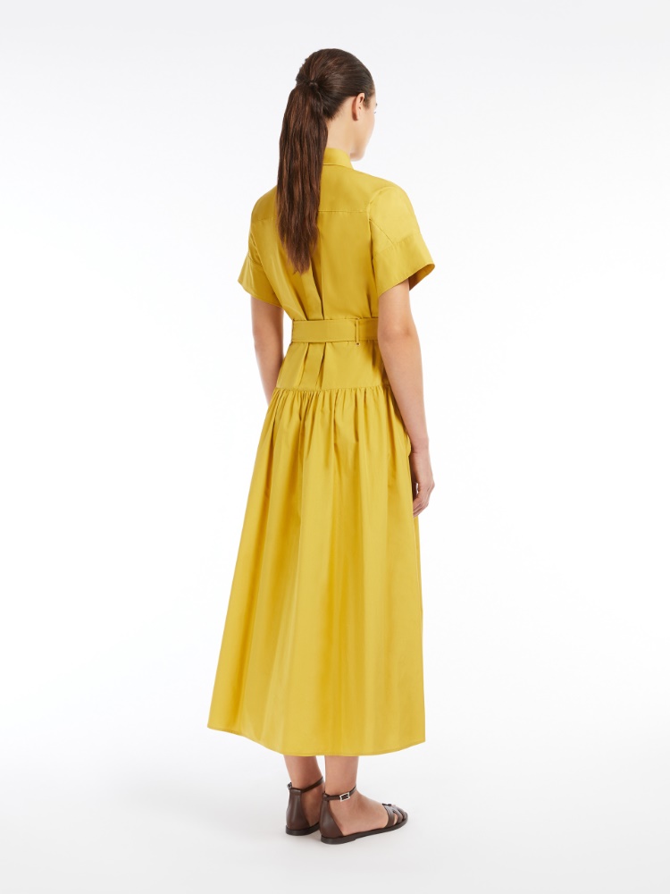 【関税込み】max mara AGOARIO' DRESS Max Mara Agoraio Midi Dress | Brown | FARFETCH