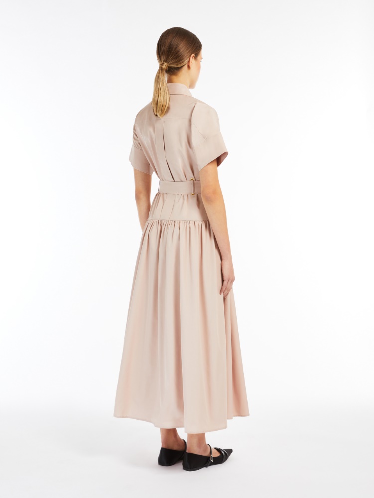 Poplin shirt dress, pink | 