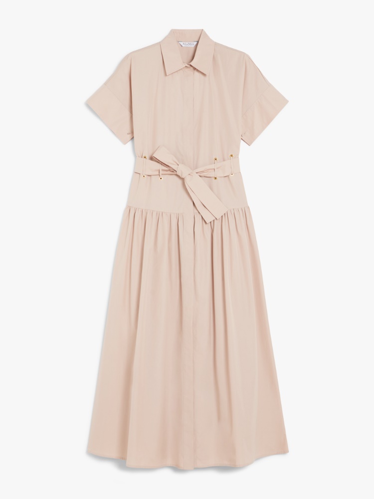 【関税＆送料込み】Max Mara Agoraio Belted Short Sleeves Po Max Mara Agoraio Cotton Belted Shirtdress | Nordstrom