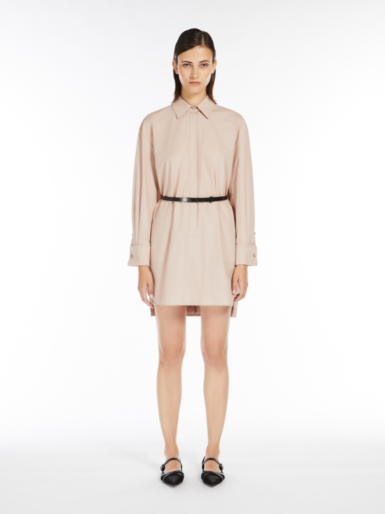 ワンピース Max Mara ALCADE POPELINE OVERSIZED MINI DRESS 1221105206031-b-