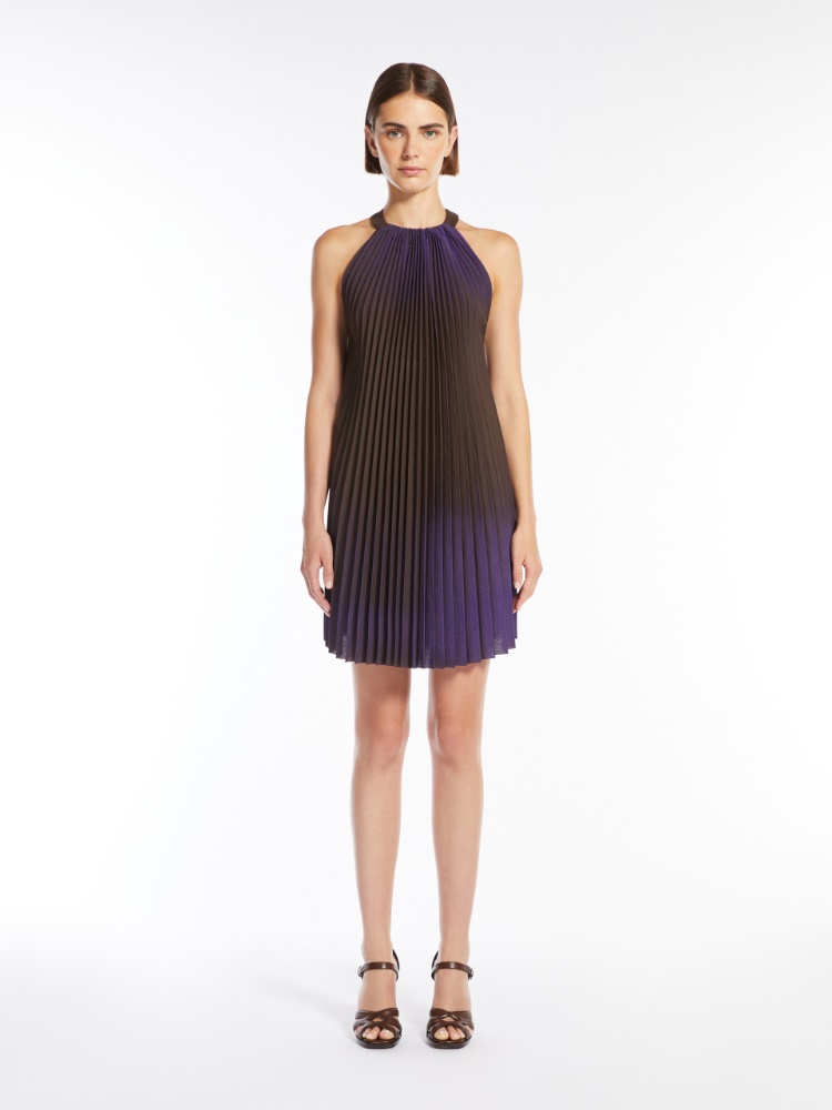 MAXMARA●CELLULA コットンプリーツ ノースリーブショートドレス MAXMARA○CELLULA コットンプリーツ ノースリーブショートドレス