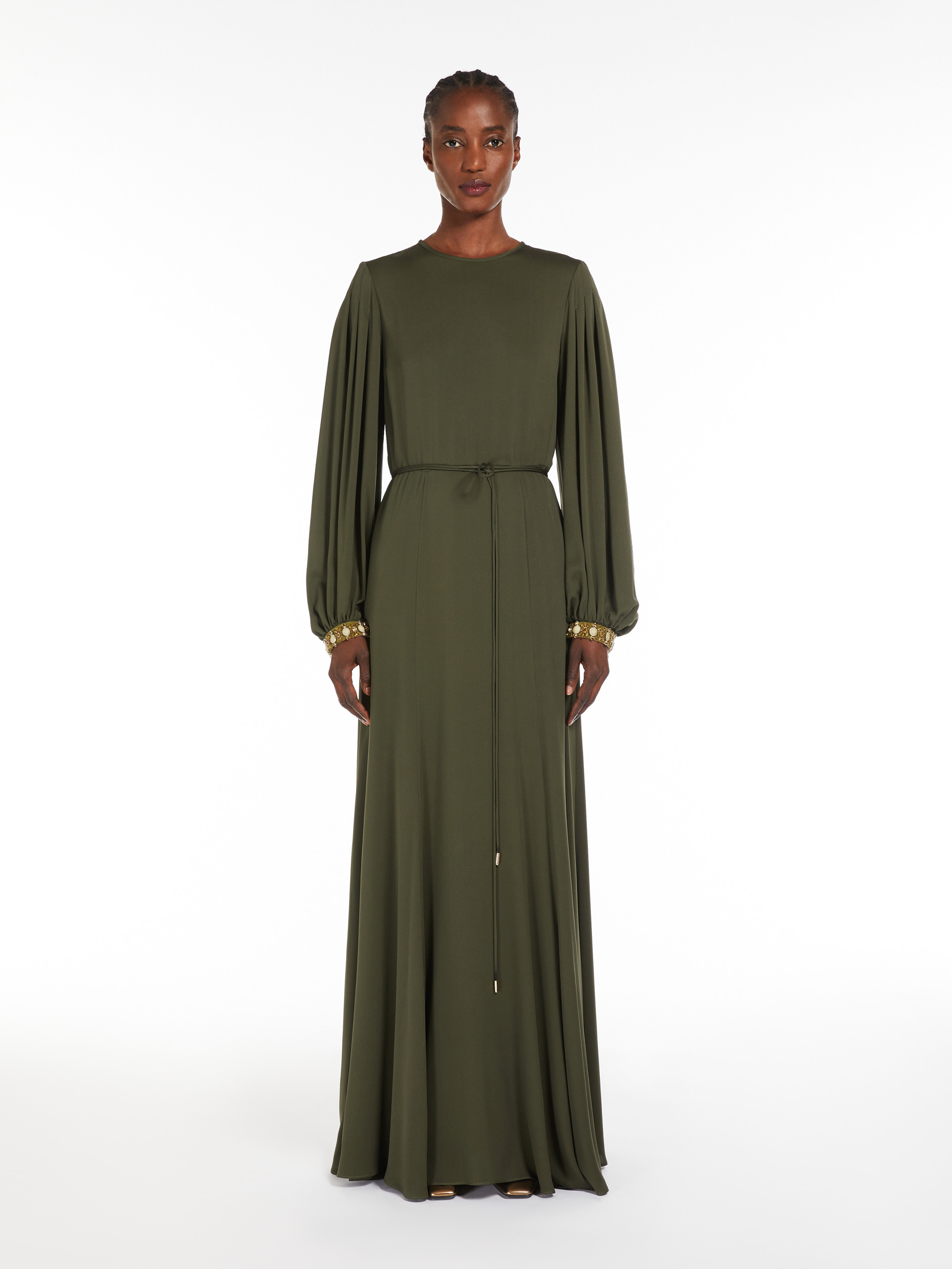 ☆’S Max Mara☆直営店買付☆上品Caftano Silk Dress/TIMESILK 1221175106065-b-stagno.jpg